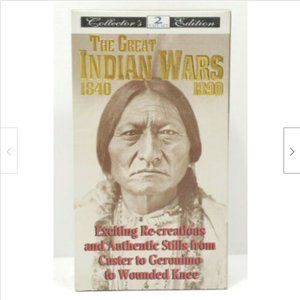 The Great Indian Wars 1840-1890 (VHS, 1991, 2-Tape Set) 4636E1M